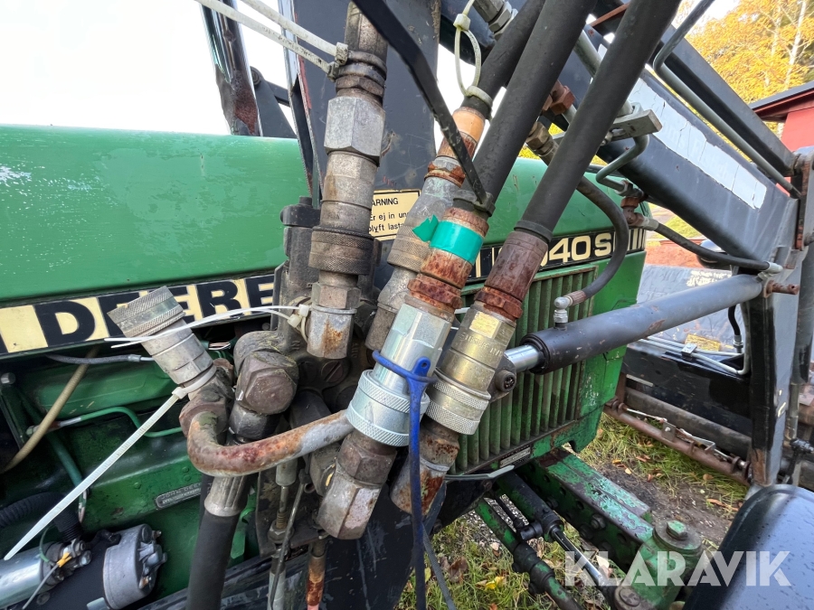 Traktor John Deere 2040S TSS, Håbo, Klaravik auktioner