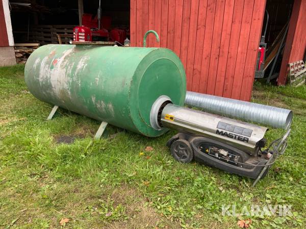 Vattentank 3000l med brännare