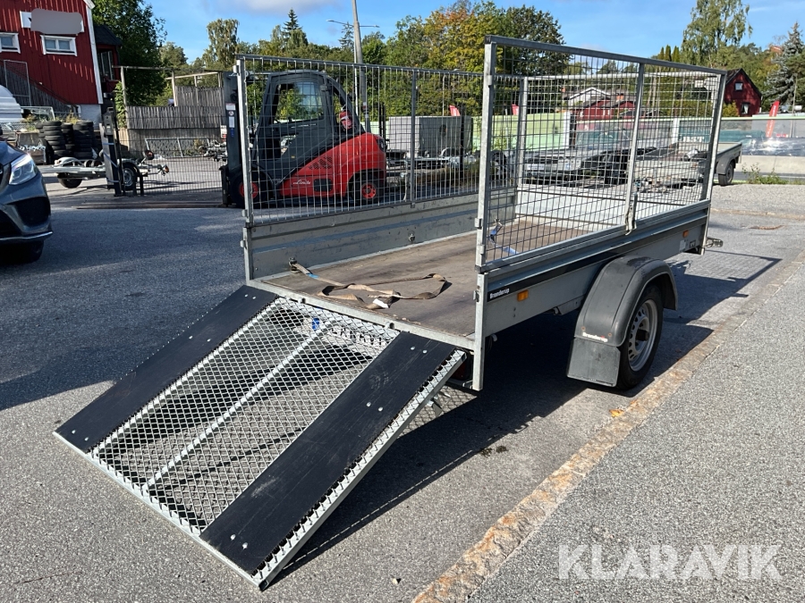 Personbilssläp Brenderup FS1425 750u med tipp