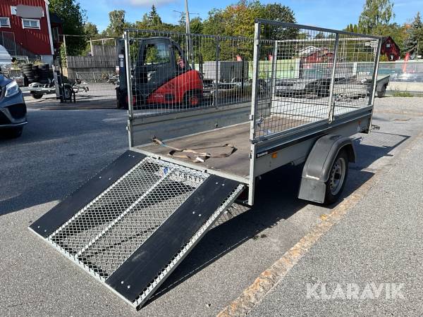 Personbilssläp Brenderup FS1425 750u med tipp