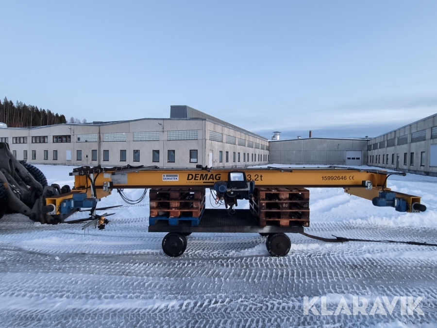 Travers 3,2 ton med telfer Terex Demag EPKE-O