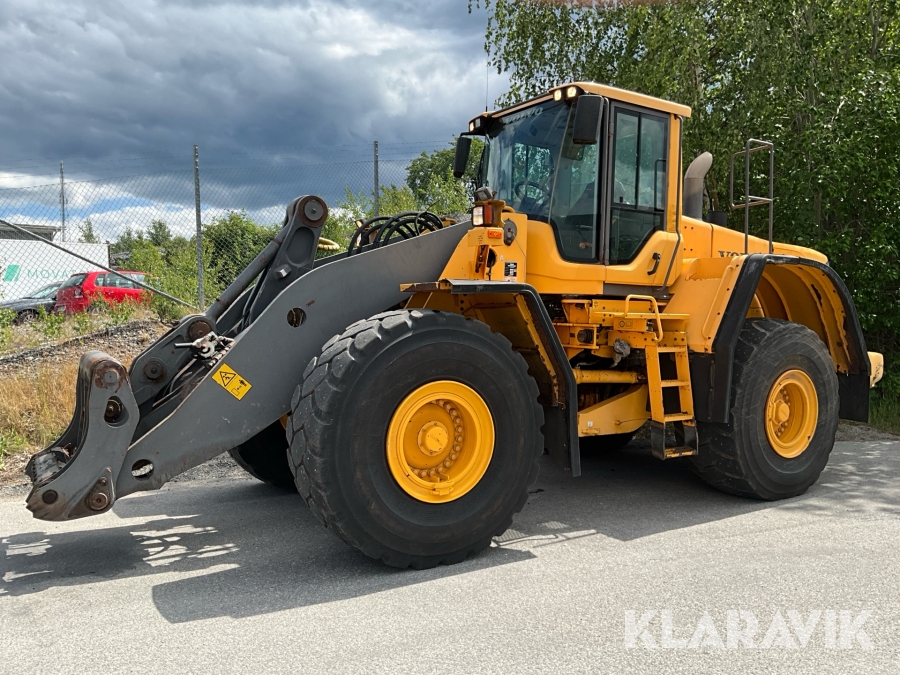 Hjullastare Volvo L180F lång bom + extra vikt