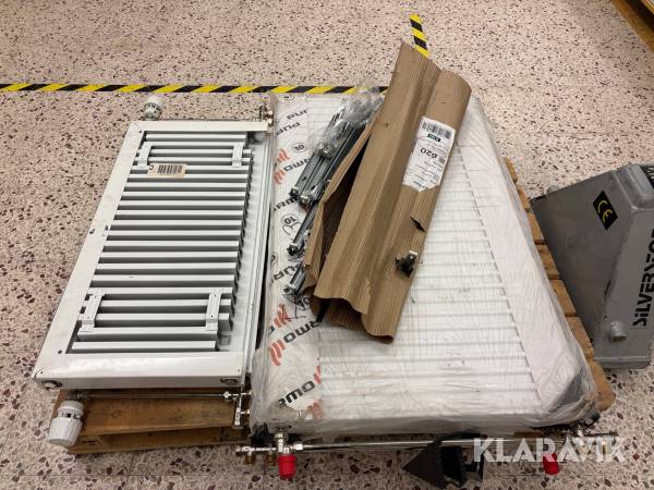 Vattenburna radiatorer 4st