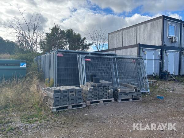 Byggstaket Demex med fötter