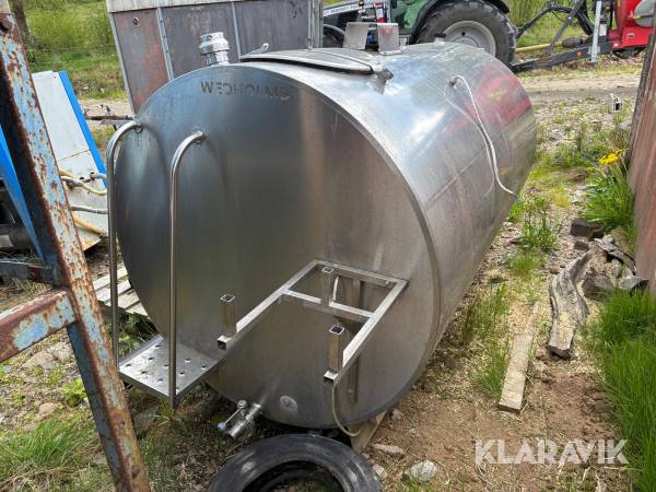 Mjölktank Wedholms 2500L