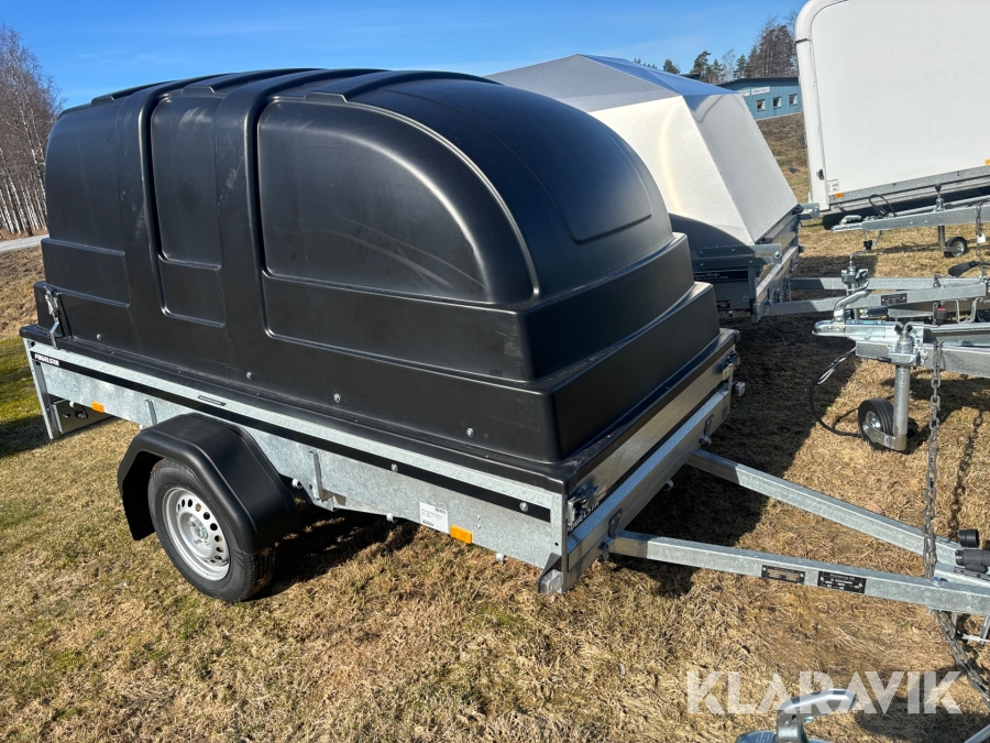 Personbilssläp Fogelsta Lo750OB inkl jacsalhuv