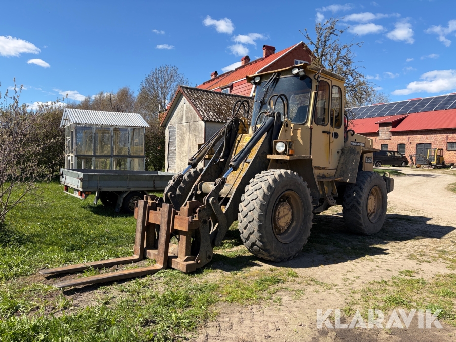 Hjullastare Volvo BM L50 med 3 redskap