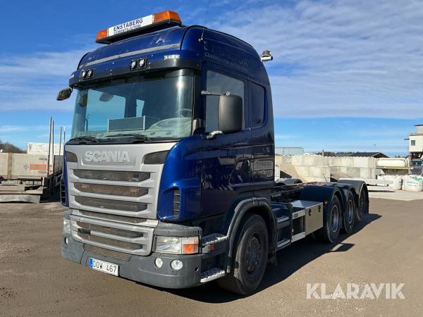 Lastbil Scania R480 8x4 med snabblås