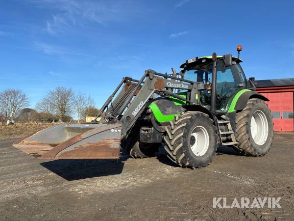 Traktor Deutz-Fahr Agrotron 118 - Med frontlastare och 2 redskap