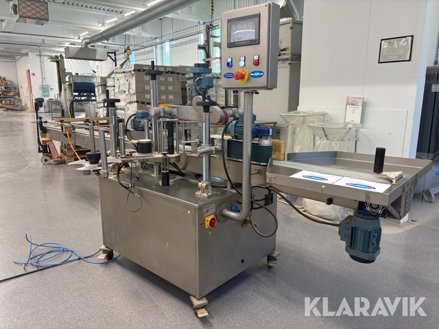 Etikettmaskin MarCoPac MCP300T med transportband 