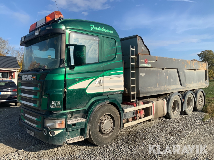 Schaktlastbil Scania R470 8X4*4, Eskilstuna, Klaravik auktio