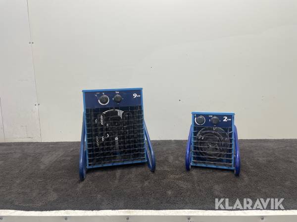 Varmluftsfläktar El-Björn VF9B, VF21A