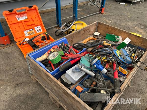 Blandade handverktyg