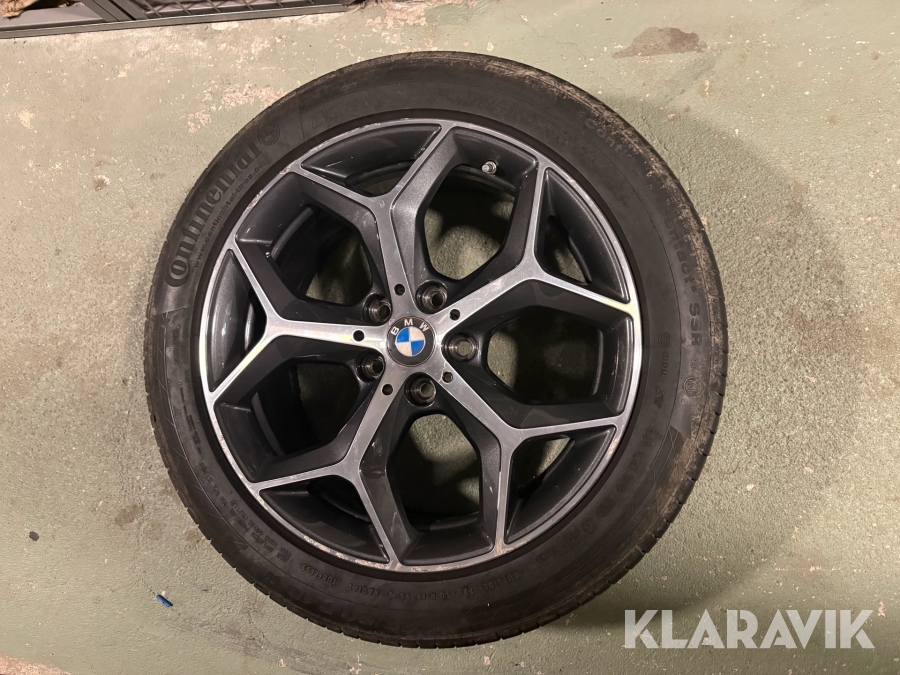 Sommardäck med fälg Continental Contact SSR 225/50R18 4 st