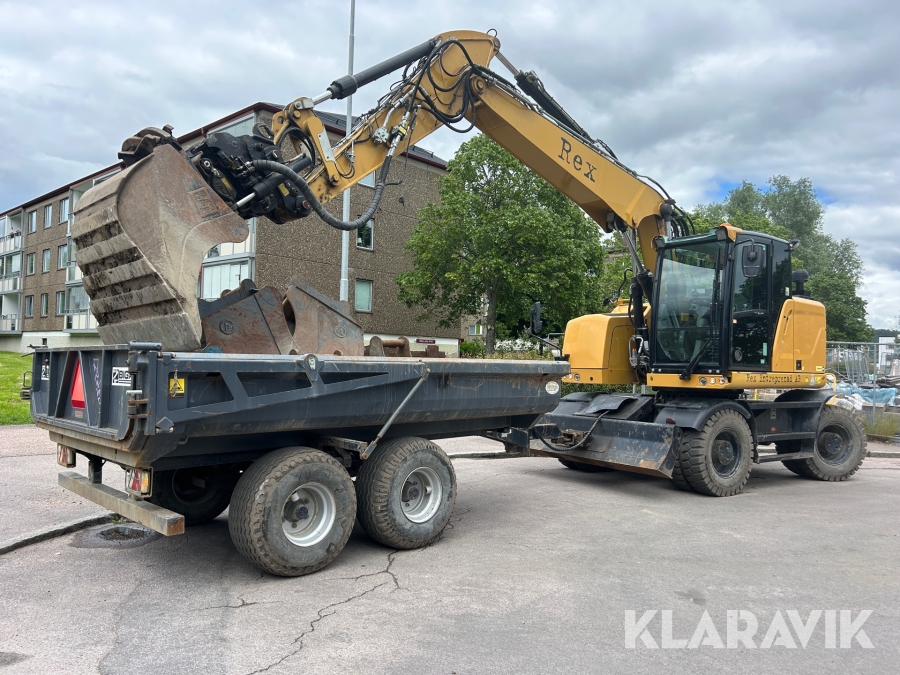 Hjulgrävmaskin CAT M315F ME-Edition med kärra & 8 redskap S60