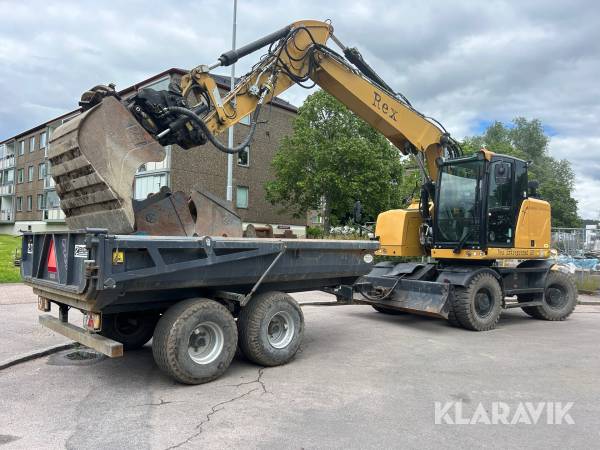 Hjulgrävmaskin CAT M315F ME-Edition med kärra & 8 redskap S60