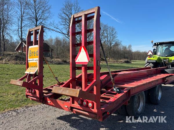 Maskintrailer 2-axlad 18ton