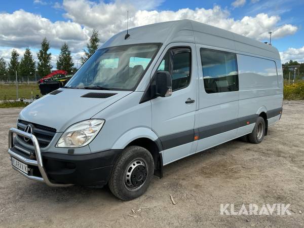 Skåpbil Mercedes-Benz Sprinter 516 CDI verkstadsinredd med generator