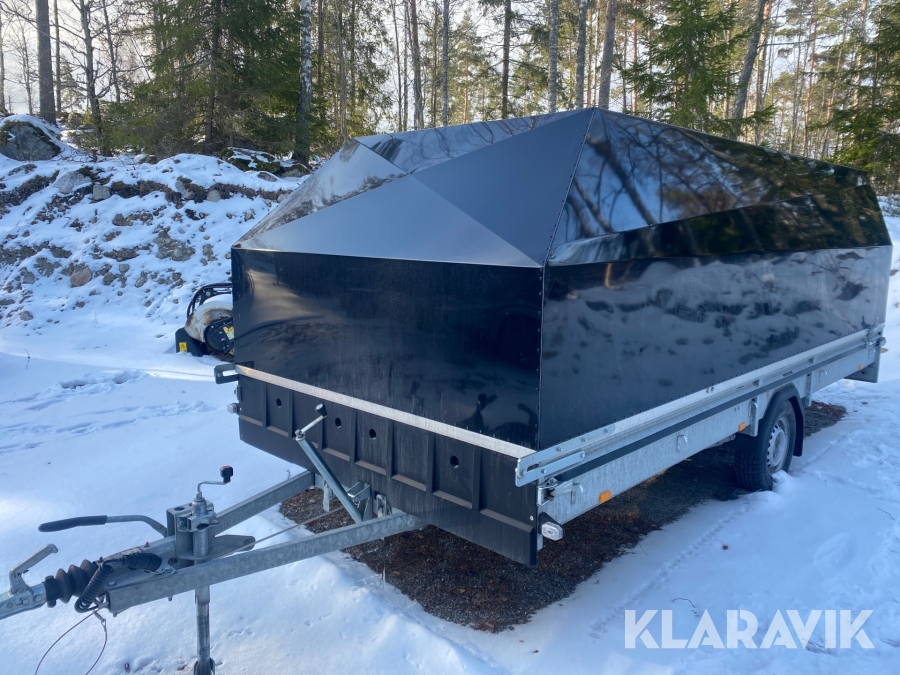Skotersläp Brenderup med tipp