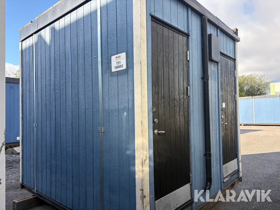WC-bod Flexator med 3 toaletter