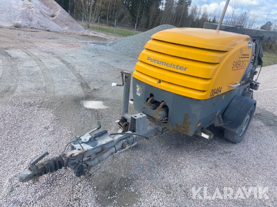 Betongpump släpvagn Putzmeister P715
