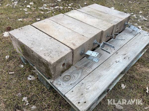 Betongfötter 6st