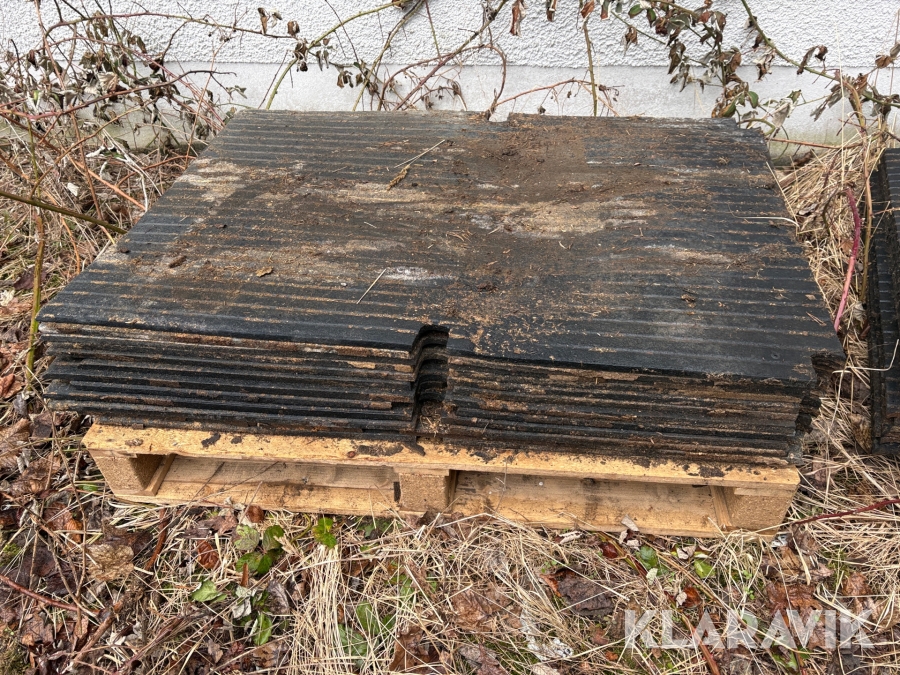 Båspallmattor Delaval 145x1m 12st