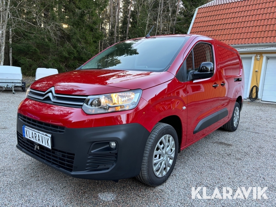 Skåpbil Citroën Berlingo Long dubbla skjutdörrar