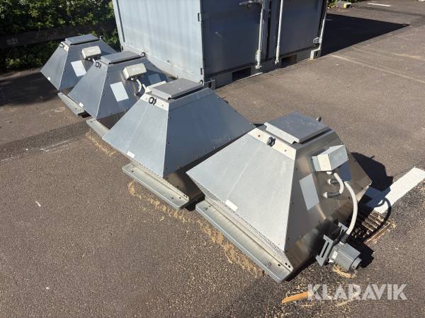 Frånluftsfläktar SystemAir för flerbostadshus