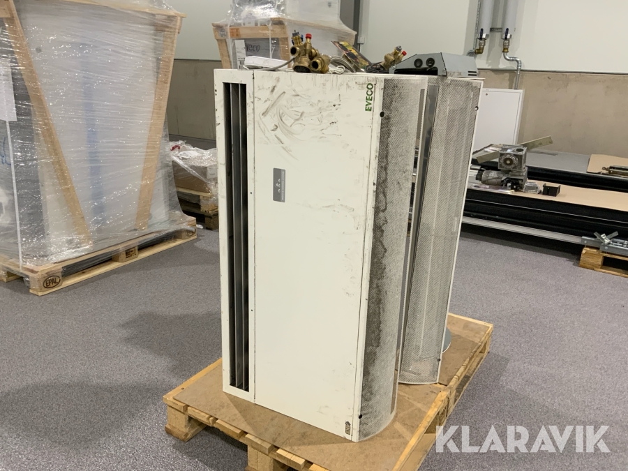 Ridåvärmare Eveco Standesse VCS4B-100VN 2st