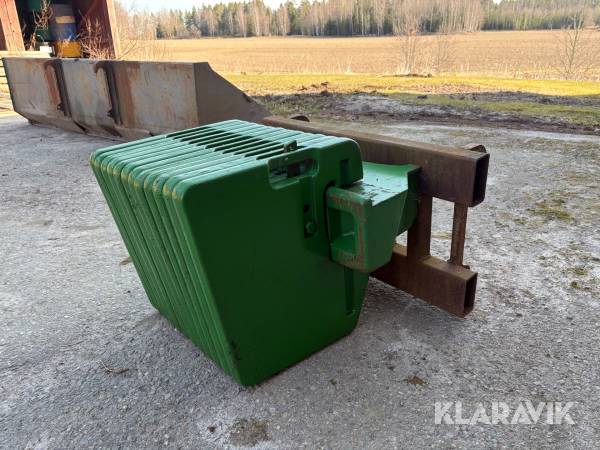 Frontvikt John Deere 1000kg