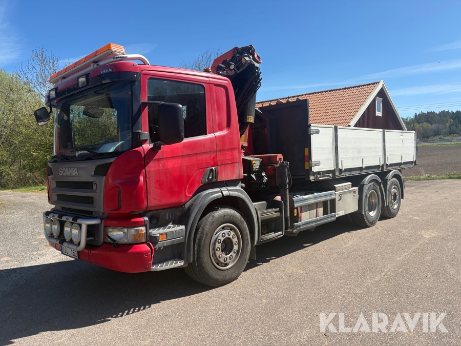 Lastbil Flakväxlare Scania P310 6x2