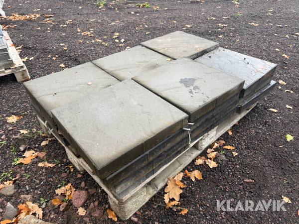 Plattor med struktur 400x400x60 mm 20 st