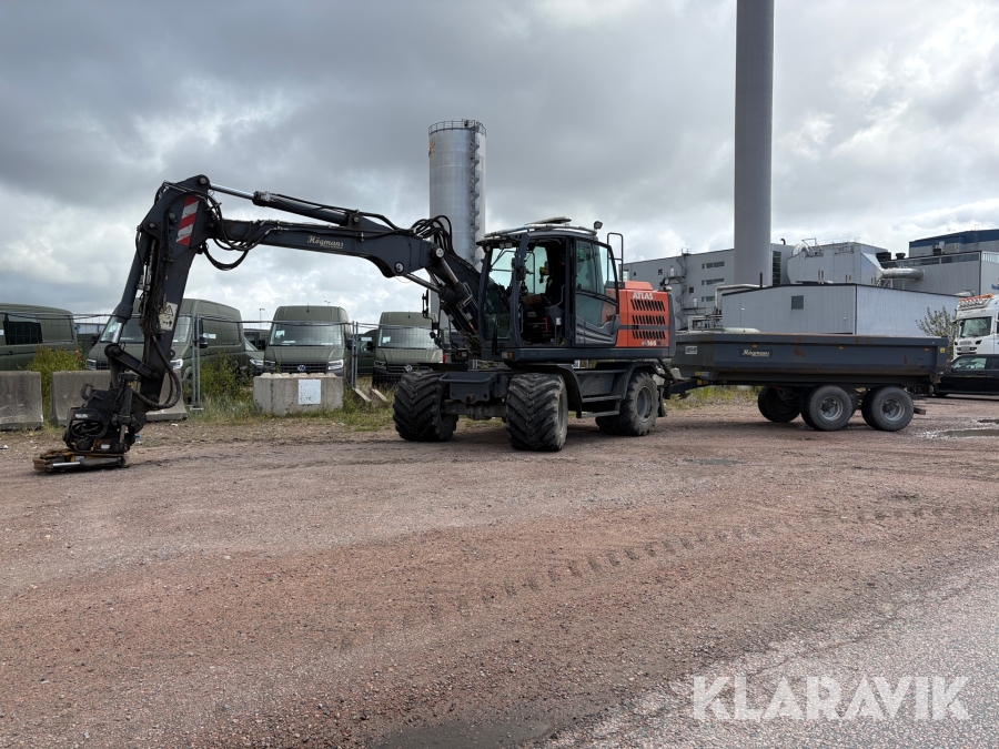 Grävmaskin Atlas 160Wblue med Bigab BT-10 och 9 st verktyg