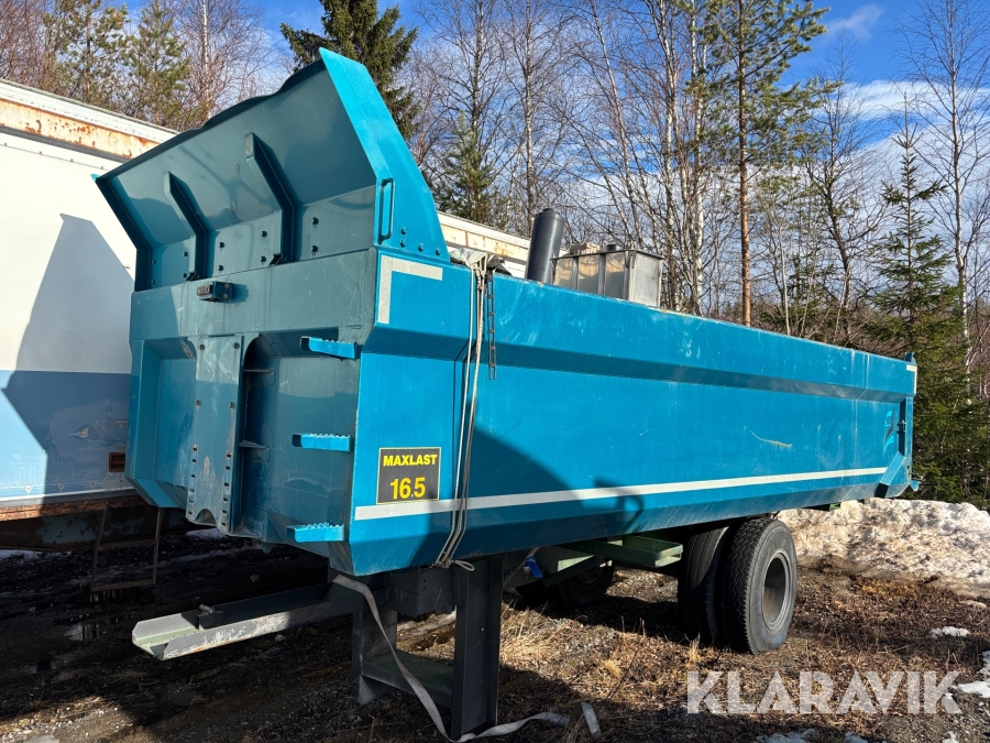 Dumperkorg bakåttippande