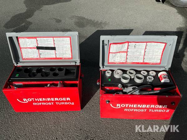Rörfrys 1st plus 1st reservdelsmaskin Rothenberger Rofrost turbo 2 , R404A