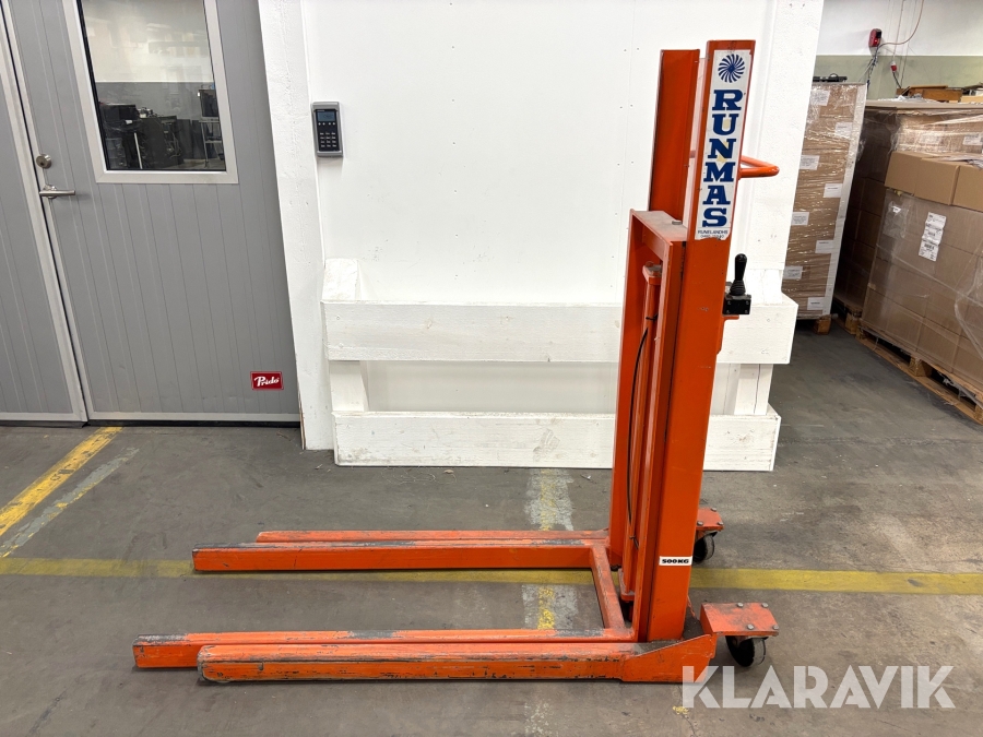 Materiallyft tryckluftsdriven Runmas