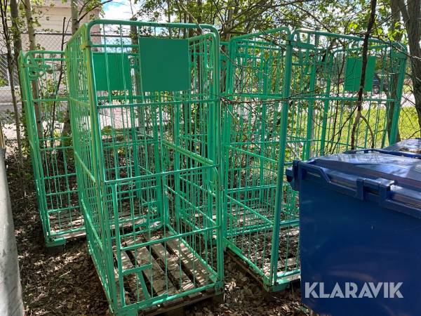 Stålburar till eu-pall 4st