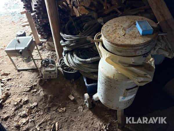 Blästermaskin Radler & Ruf med tillbehör