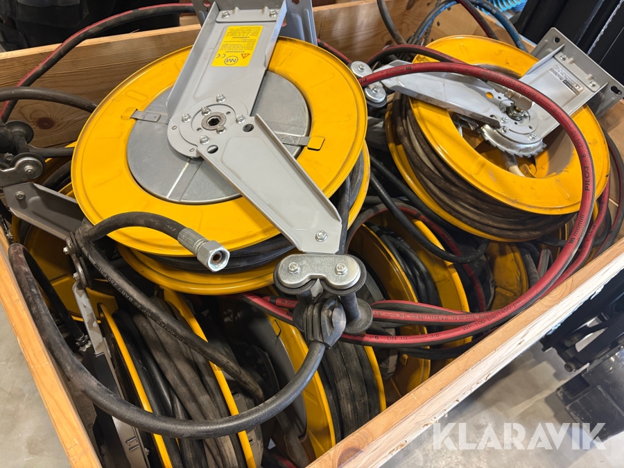 Lufttrycksslangupprullare Faicom 10st