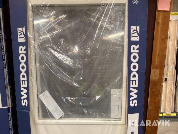 Parti med innerdörrar Swedoor Master G03 Vit OKL 09x21 höger, glasad