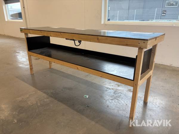 Verkstadsbänk / arbetsbänk 225x60 5st
