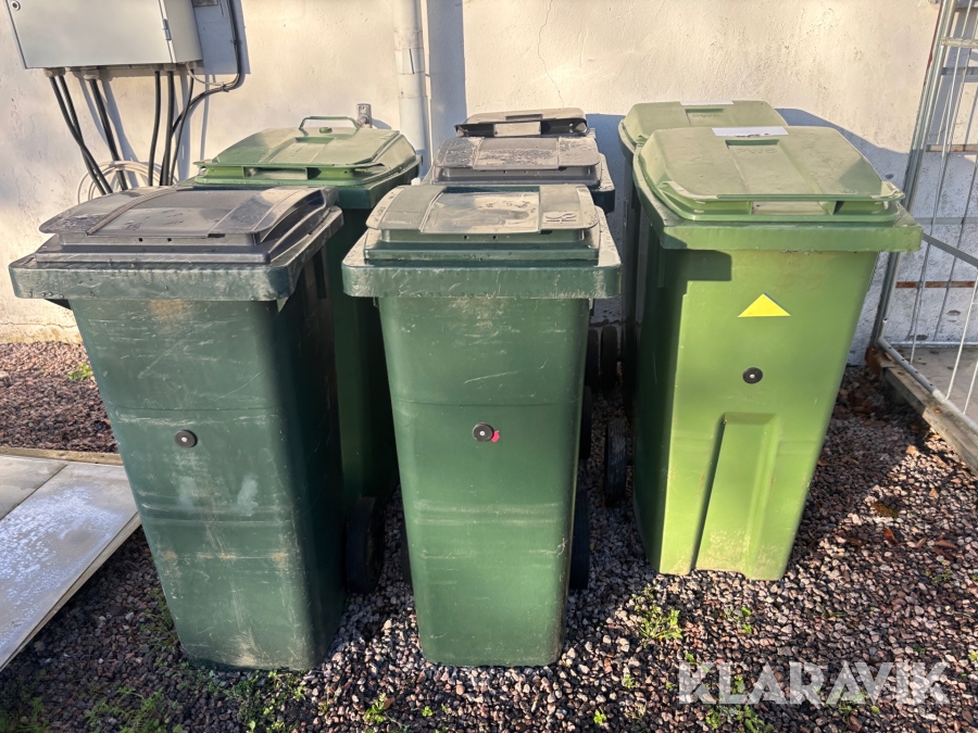 Sopkärl Pws / Plastic Omnium 140L / 190L 7st