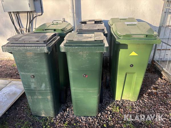 Sopkärl Pws / Plastic Omnium 140L / 190L 7st