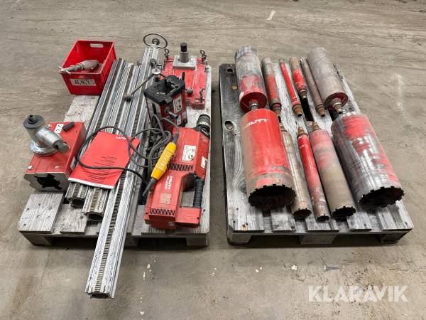Komplett Kärnborrutrustning Hilti DD-250 E med stativ, bort mm