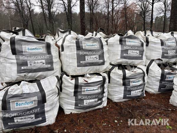Smågatsten/ Gatsten Benders 9/11 rustik granit ca 100m2 ca 20ton