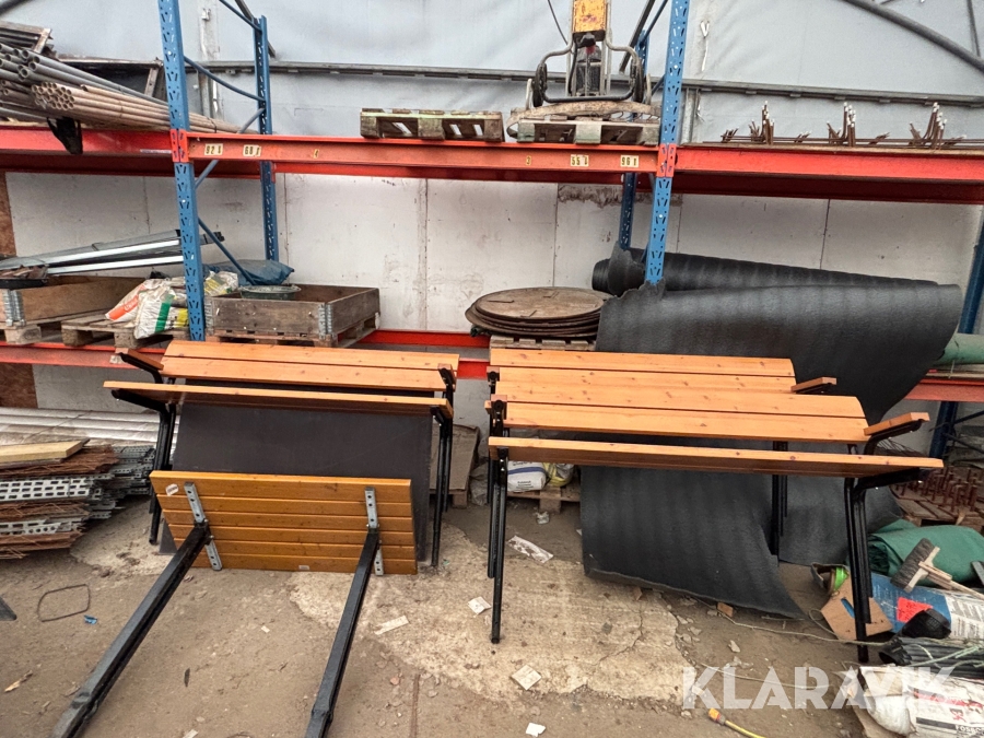 Parti med bänkar & bord Hags Okänt