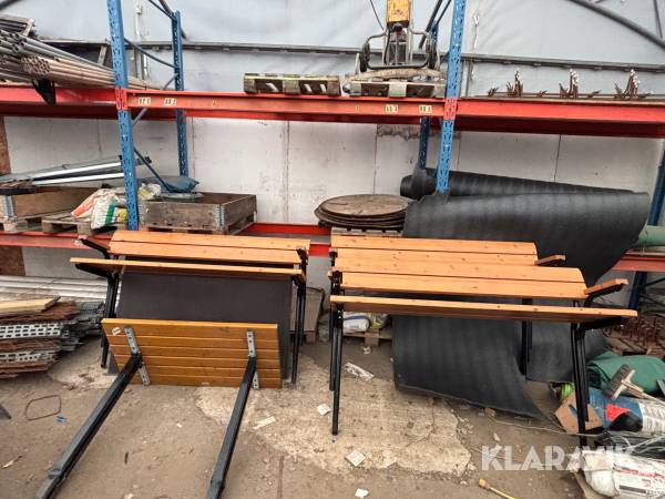 Parti med bänkar & bord Hags Okänt