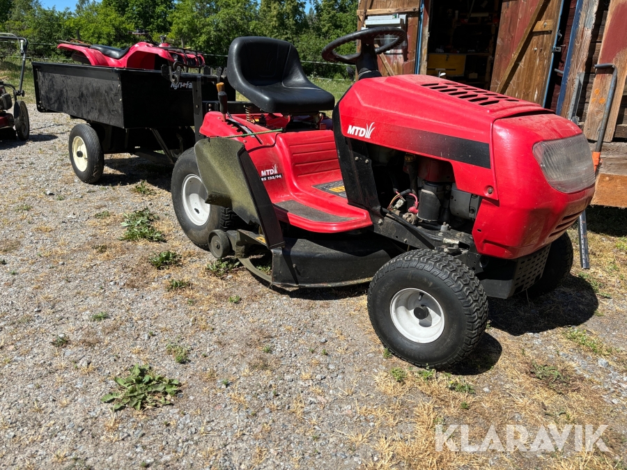 Gräsklippare MTD RS 125/96 med vagn