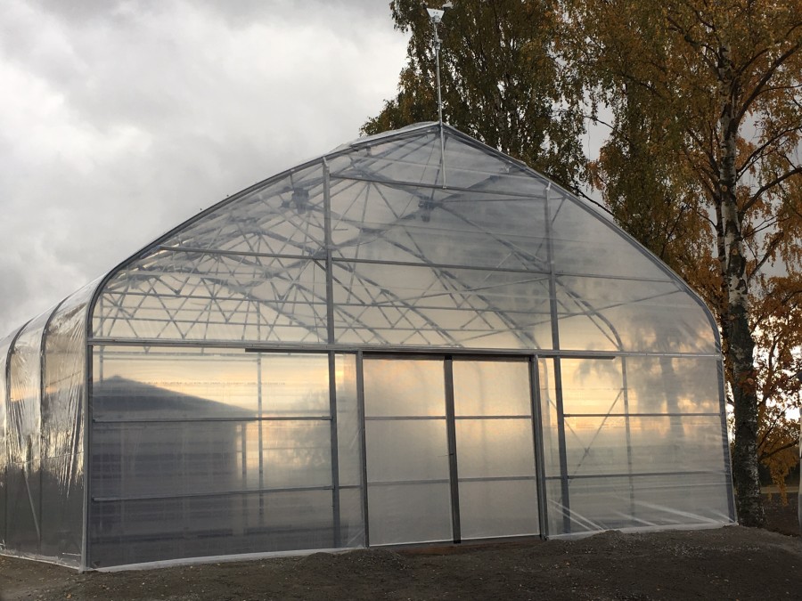 Bågväxthus 8,7x10m